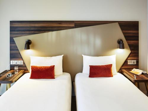 Estudio con 2 camas individuales del hotel Adagio Edinburgh Royal Mile