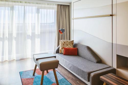 Estudio con cama doble del hotel Adagio Edinburgh Royal Mile. Foto 8