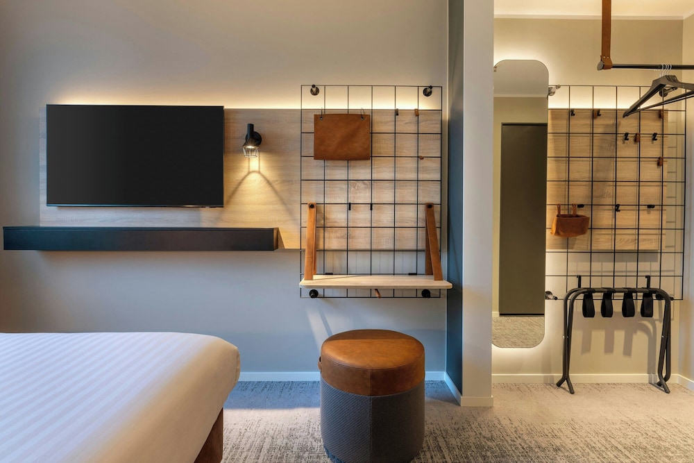 Habitación, 1 cama individual del hotel Moxy Berlin Ostbahnhof