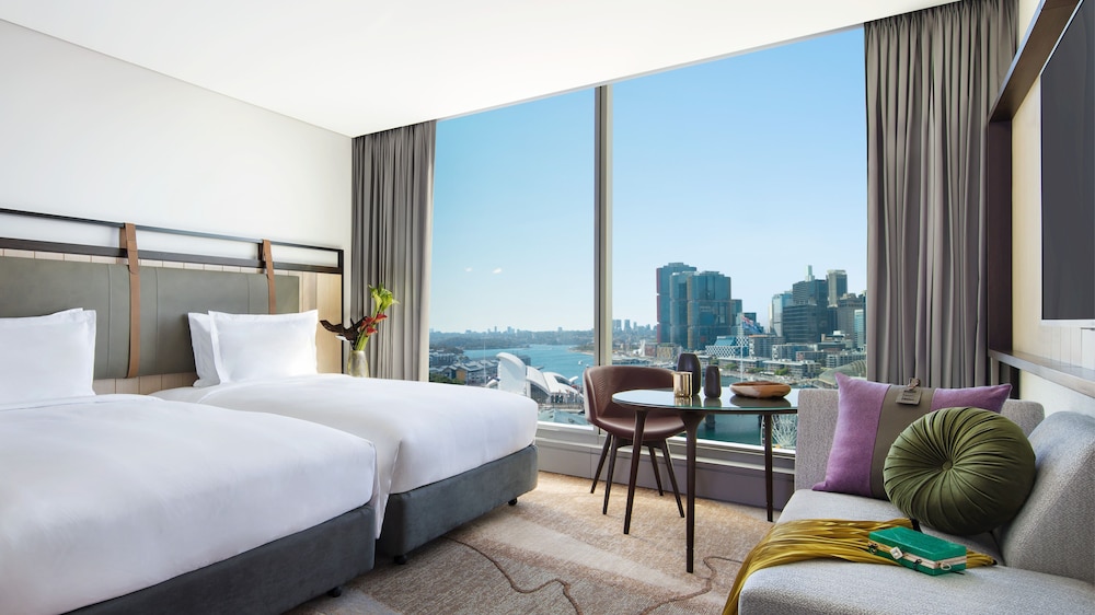 HABITACIÓN SUPERIOR, 2 Camas Dobles, Vistas al Puerto Darling del hotel Sofitel Sydney Darling Harbour. Foto 7