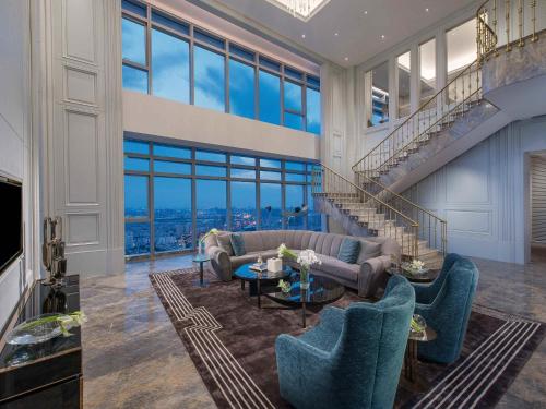 Suite Presidencial con cama extragrande del hotel Sofitel Foshan. Foto 5