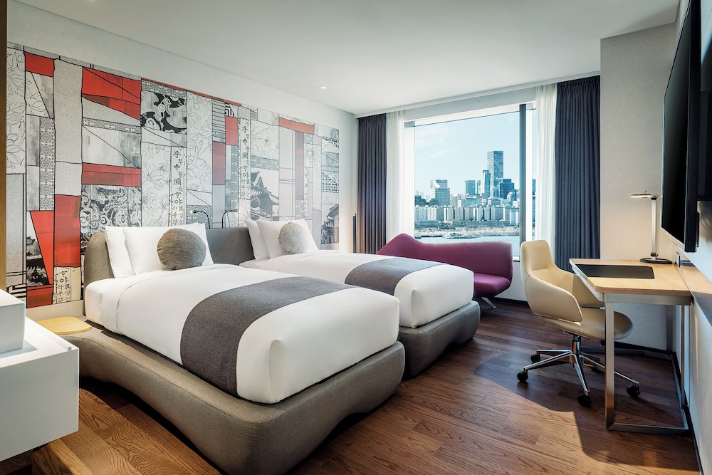 Habitación ejecutiva con 2 camas individuales del hotel Novotel Ambassador Seoul Yongsan - Seoul Dragon City