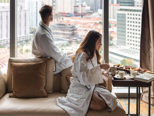 SUITE PRESTIGE, Acceso Club Millésime, 1 Cama King, Vista a la Ciudad del hotel Sofitel Singapore City Centre (sg Clean). Foto 3