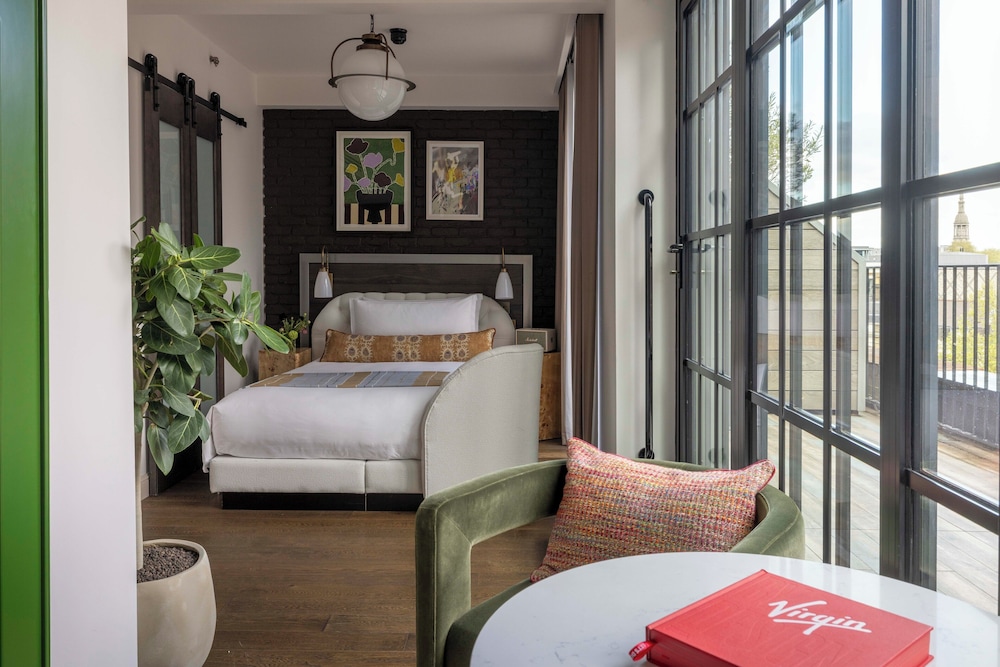 Habitación Grand, 1 cama de matrimonio, terraza (Grand Chamber) del hotel Virgin Hotels London - Shoreditch