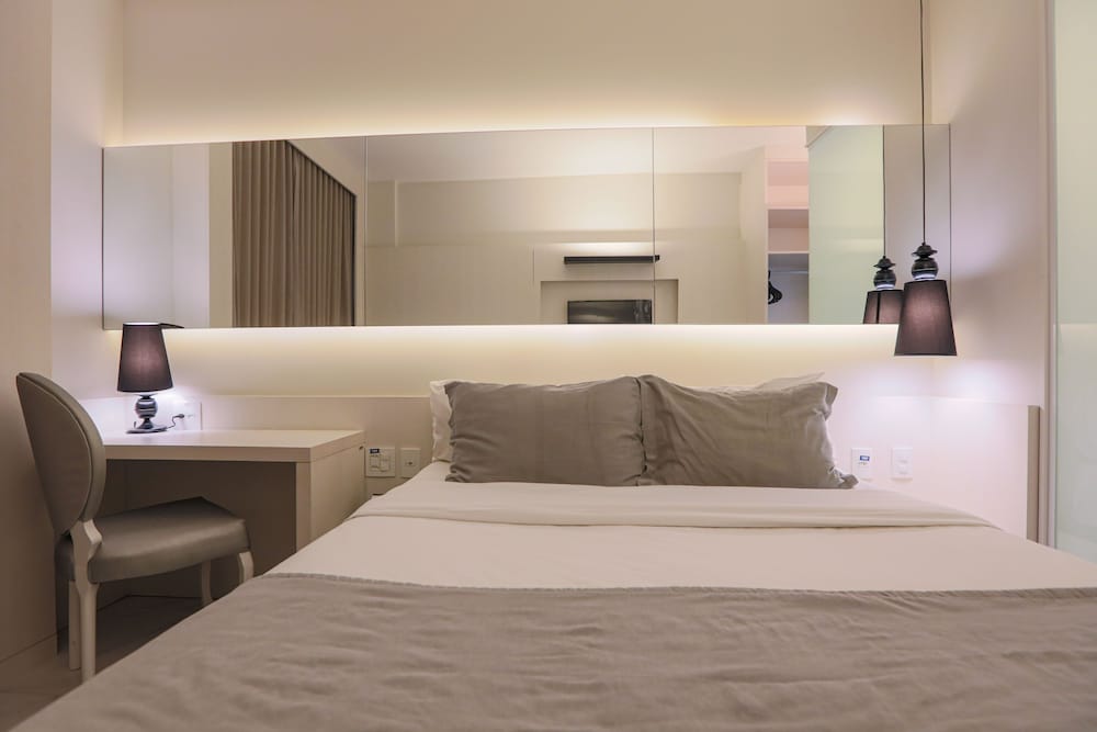 Habitación de lujo, 1 cama de matrimonio del hotel Nobile Copacabana Design. Foto 4