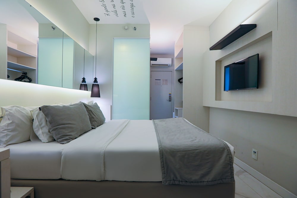 Habitación de lujo, 1 cama de matrimonio del hotel Nobile Copacabana Design. Foto 6