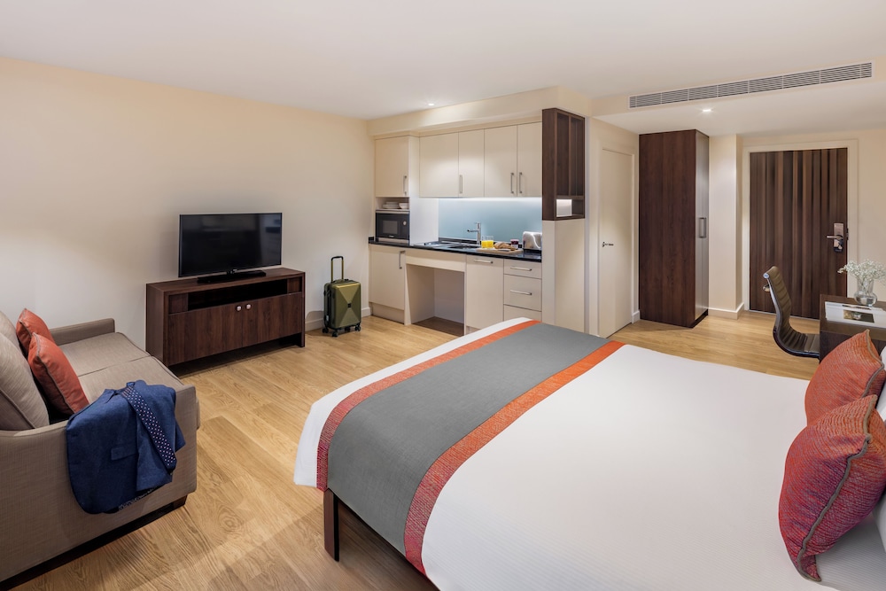 Estudio Deluxe, 1 cama Queen con sofá cama, accesible del hotel Marlin Waterloo. Foto 2