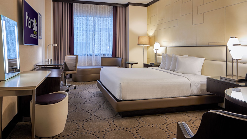 Torre Costera, Lujo, 1 Cama King, No fumadores, Ducha accesible del hotel Harrah’s Resort Atlantic City– A Caesars Rewards Destination