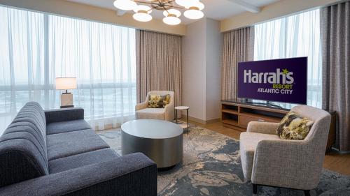 Waterfront Tower East Suite King Non - Smoking del hotel Harrah’s Resort Atlantic City– A Caesars Rewards Destination. Foto 1