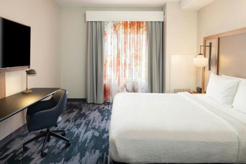 Suite Estudio - 1 cama extragrande del hotel Fairfield Inn and Suites - Buffalo Airport. Foto 2
