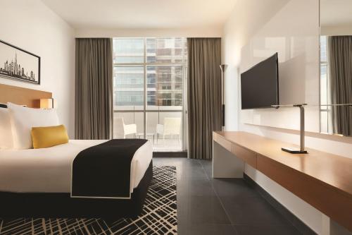 Habitación adaptada para personas de movilidad reducida del hotel Tryp By Wyndham Dubai. Foto 1