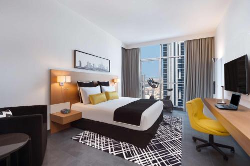 Habitación Fitness del hotel Tryp By Wyndham Dubai. Foto 3