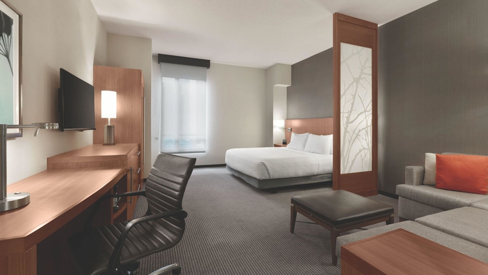 Habitación accesible con cama king size/ducha sin barreras (con sofá - cama) del hotel Hyatt Place Baltimore Inner Harbor. Foto 1