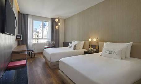 2 Double Beds del hotel Hyatt Centric Gran Via Madrid