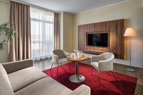 Suite con terraza en la azotea del hotel Clarion Prague Old Town
