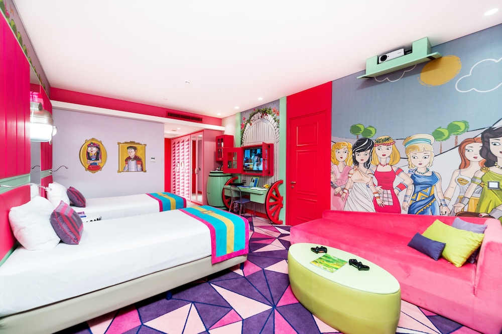 Habitaciones Deluxe Conectadas del hotel The Land Of Legends Kingdom - All In Concept. Foto 15