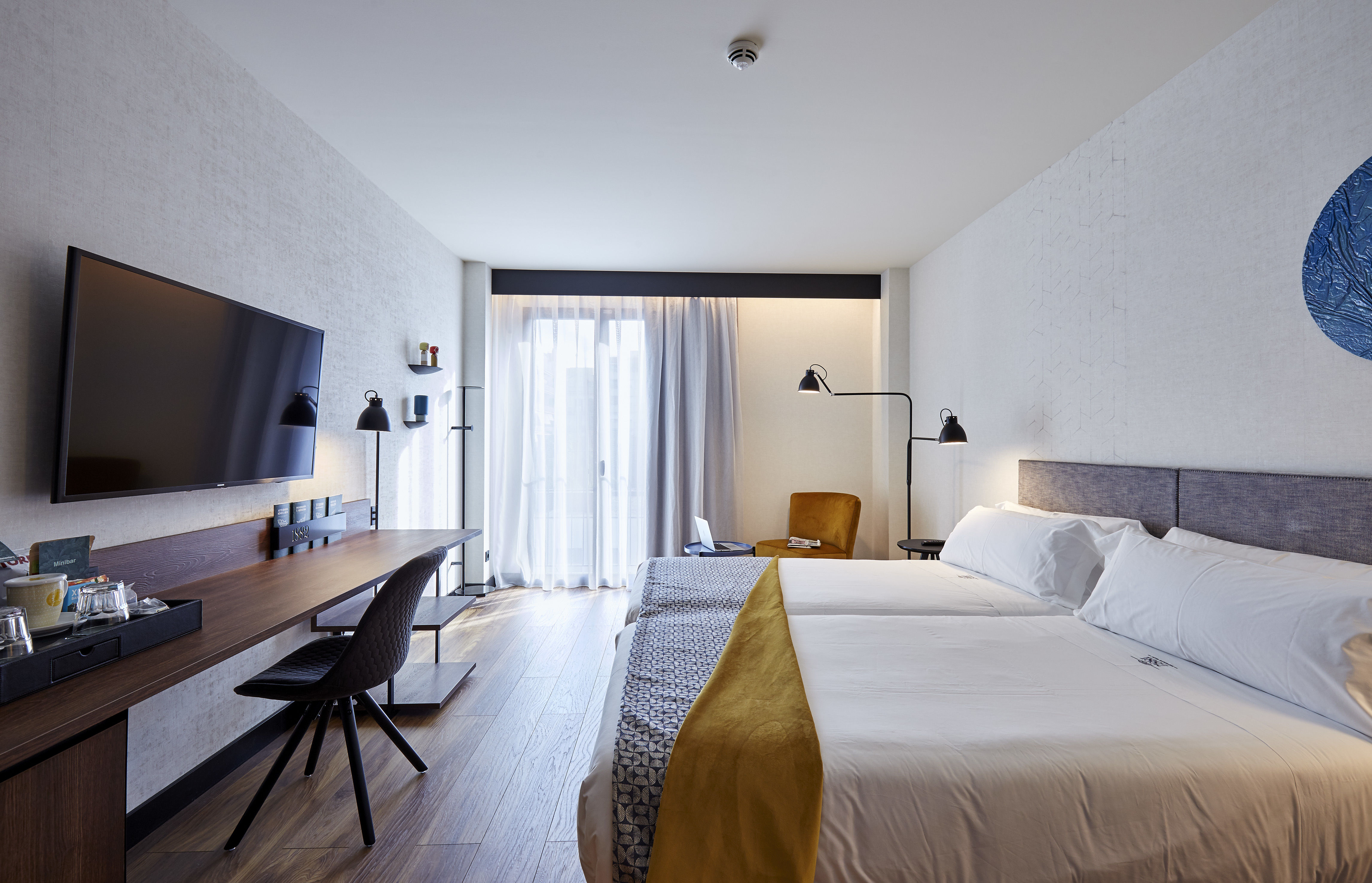 Habitación doble Business 2 camas del hotel Radisson Blu 1882 Hotel, Barcelona Sagrada Familia