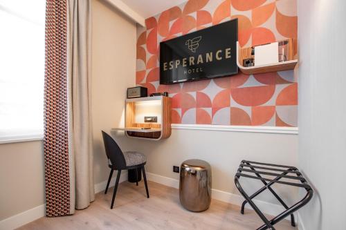 Habitación Deluxe del hotel De L'Espérance. Foto 4
