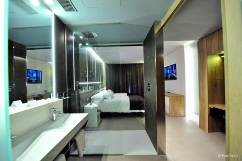 Habitación Doble - 1 o 2 camas del hotel Spa Ciudad De Binefar. Foto 1