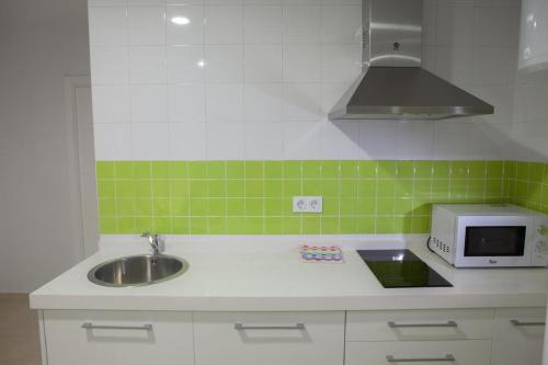 Apartamento 1 habitación Sofá Cama incluido 1 Cama doble kitchenette Agradable del hotel Reservaloen Plaza del Salvador. Foto 4