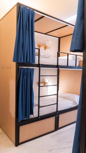 Cama en habitación femenina compartida de 4 camas del hotel The Nomad. Foto 3