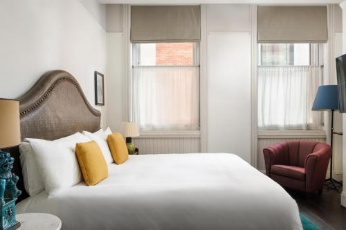 Suite Esquinera de 1 dormitorio del hotel The Beekman, a Thompson. Foto 14