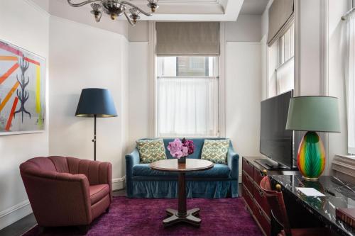 Suite Esquinera de 1 dormitorio del hotel The Beekman, a Thompson. Foto 15