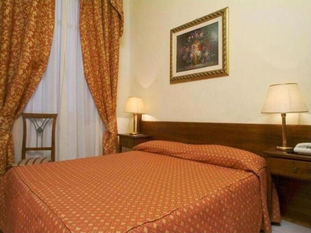 Habitación con 1 cama doble o 2 individuales del hotel Nizza Roma
