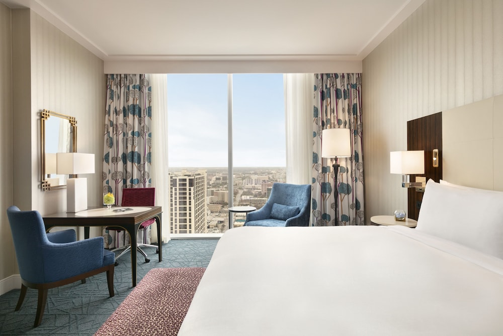 Suite, 1 cama de matrimonio grande (Studio) del hotel Fairmont Austin. Foto 9