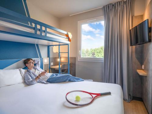 Habitación Doble con litera del hotel ibis budget Orly Chevilly Tram 7