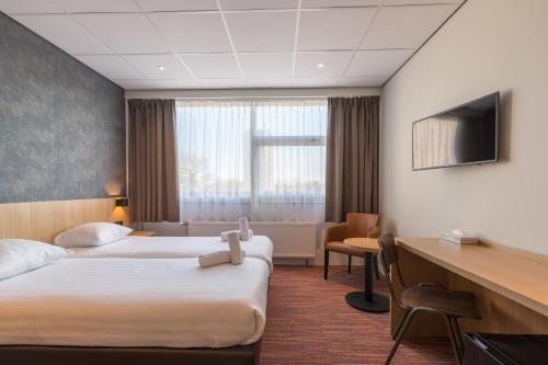 Habitación Doble Confort para no fumadores - 2 camas del hotel Best Western Amsterdam. Foto 5