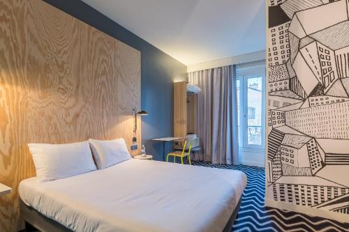 Tres habitaciones contiguas del hotel Ibis Styles Paris Place d'Italie Butte Aux Cailles