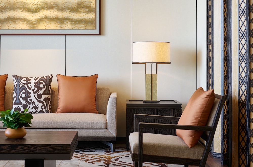 Suite Familiar Conectada, 1 Cama King y 2 Camas Individuales, Vistas al Océano del hotel Grand Hyatt Sanya Haitang Bay Resort and Spa