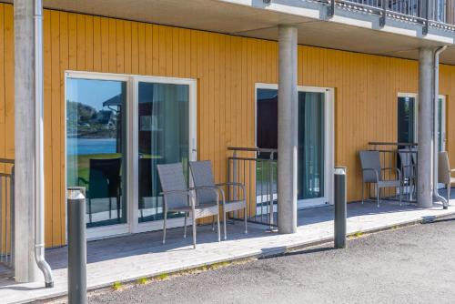Superior Twin Room - Terrace del hotel Sommarøy Arctic