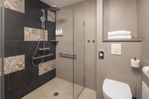Habitación con cama grande adaptada para personas de movilidad reducida del hotel Hilton Garden Inn Bordeaux Centre. Foto 4