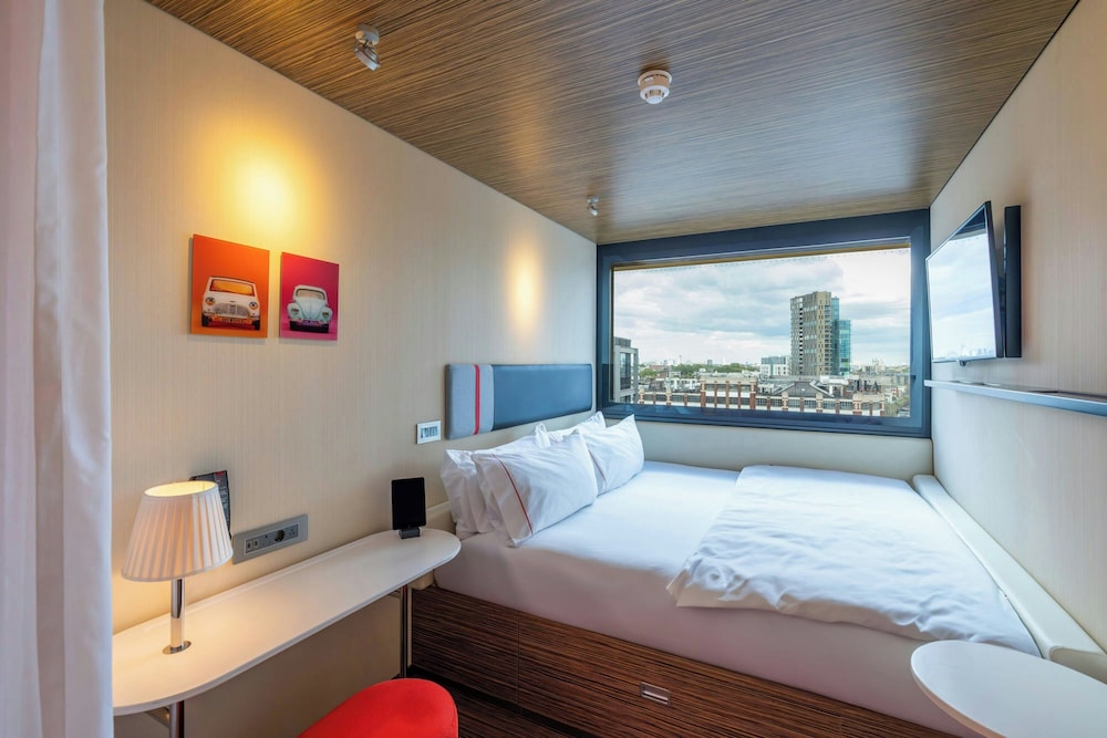 Habitación, 1 cama de matrimonio grande del hotel Citizenm London Shoreditch. Foto 11