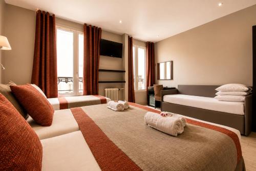 Habitación Quíntuple del hotel Migny Opera Montmartre