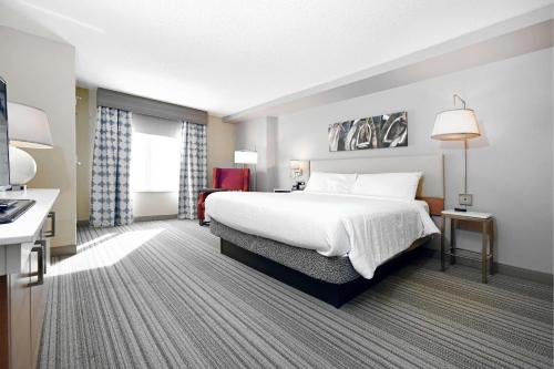 Habitación con cama extragrande del hotel Hilton Garden Inn Saratoga Springs. Foto 14