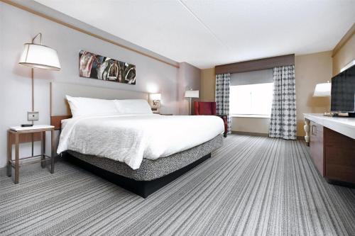 Habitación con cama extragrande del hotel Hilton Garden Inn Saratoga Springs. Foto 15