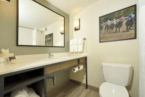 Suite Junior King con sofá cama - No fumadores del hotel Hilton Garden Inn Saratoga Springs. Foto 6