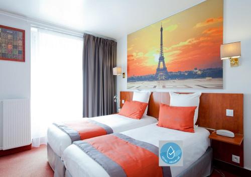 Habitación Doble - 2 camas del hotel Alyss Saphir Cambronne Eiffel