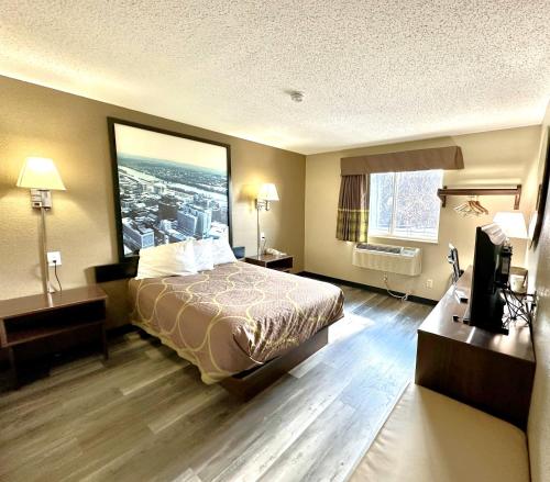 Habitación Doble Estándar - No fumadores del hotel Super 8 by Wyndham Latham - Albany Airport. Foto 8