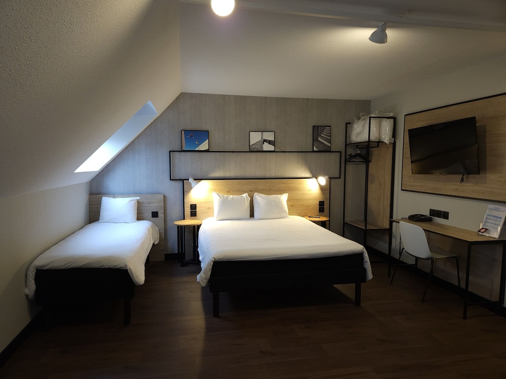 Habitación Estándar con 1 cama doble del hotel Ibis Creil Sur Oise. Foto 3
