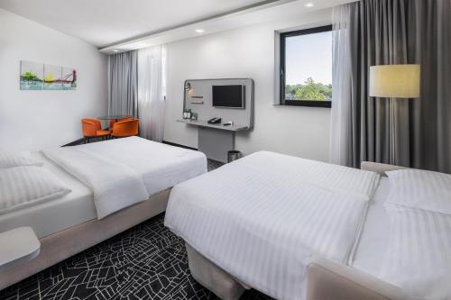 Suite Junior del hotel Park Inn By Radisson Danube Bratislava. Foto 3