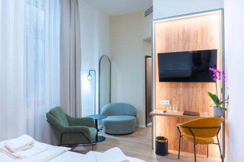 Standard Double or Twin Room with Backyard View del hotel City Pilvax. Foto 2