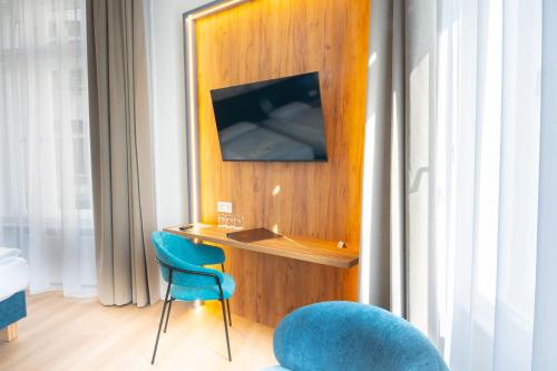 Deluxe Double Room with Extra Bed - Street View del hotel City Pilvax. Foto 2