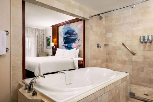 King Room with Hydrotherapy Suite, Non - Smoking del hotel Viana Hotel and Spa, Trademark Collection by Wyndham. Foto 1