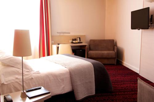 Habitación cuádruple del hotel Le Richemont. Foto 5
