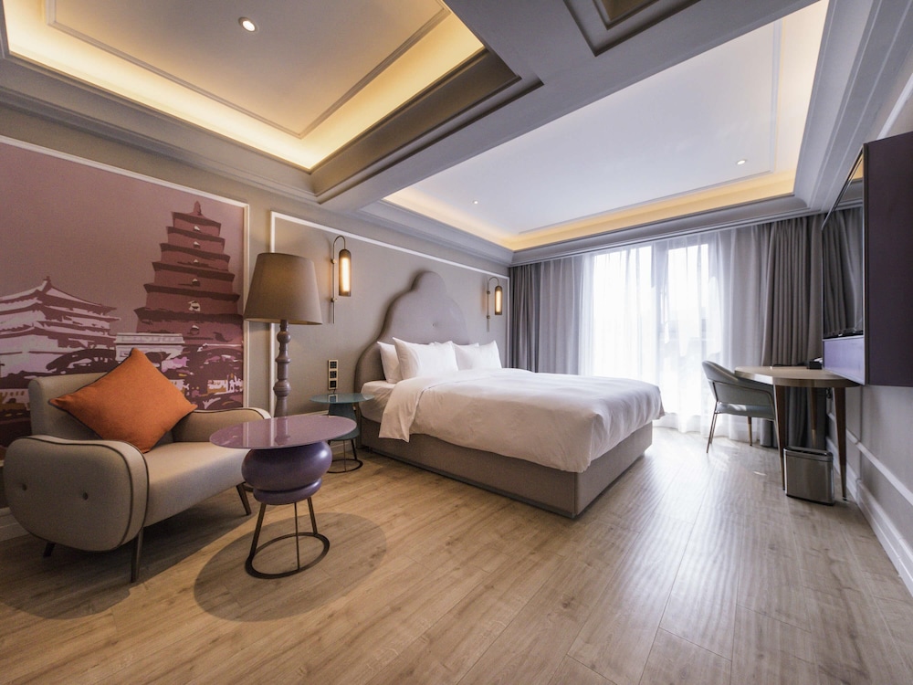 Habitación Deluxe, 1 cama de matrimonio grande del hotel Mercure Xi'an Downtown