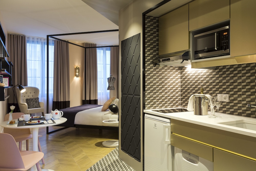 Suite (Couture) del hotel Citadines Opéra Paris. Foto 10